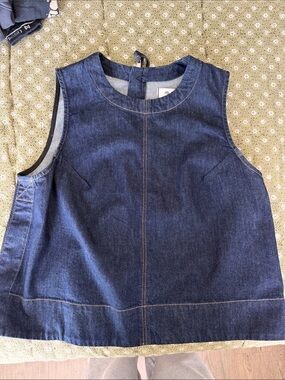 Madewell Dark Blue Denim Top